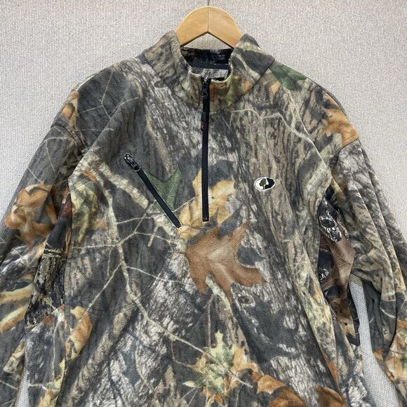 Mossy Oak APX Fusion Fleece Jacket Men's Large Treestand Camo - Picture 3 of 8